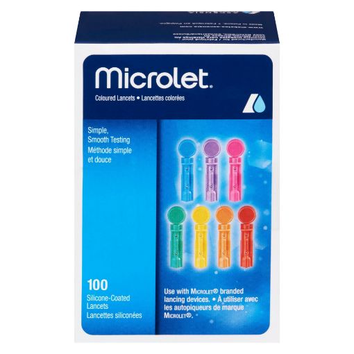 Ascensia Microlet Coloured Lancets