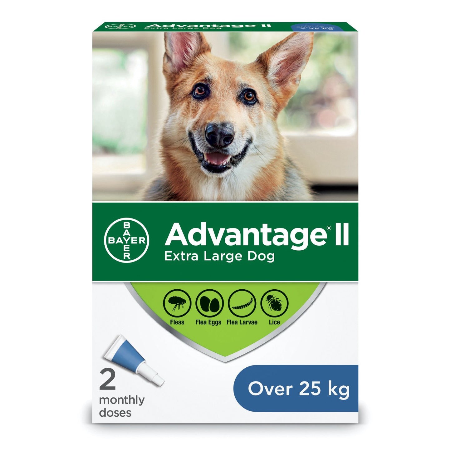 Advantage II Extra-Large Dog Once-A-Month Treatment  Over 25 kg