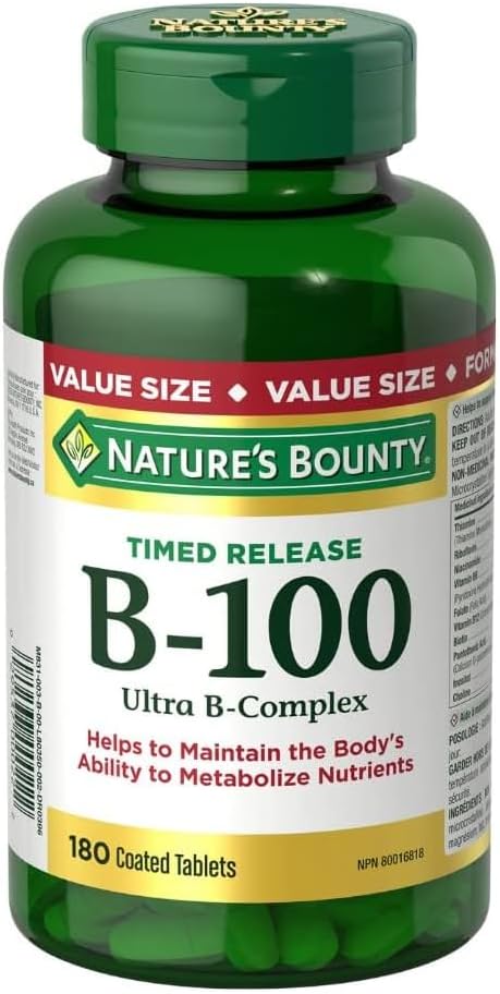 NATURE'S BOUNTY B-100 COMPLEX TB 180