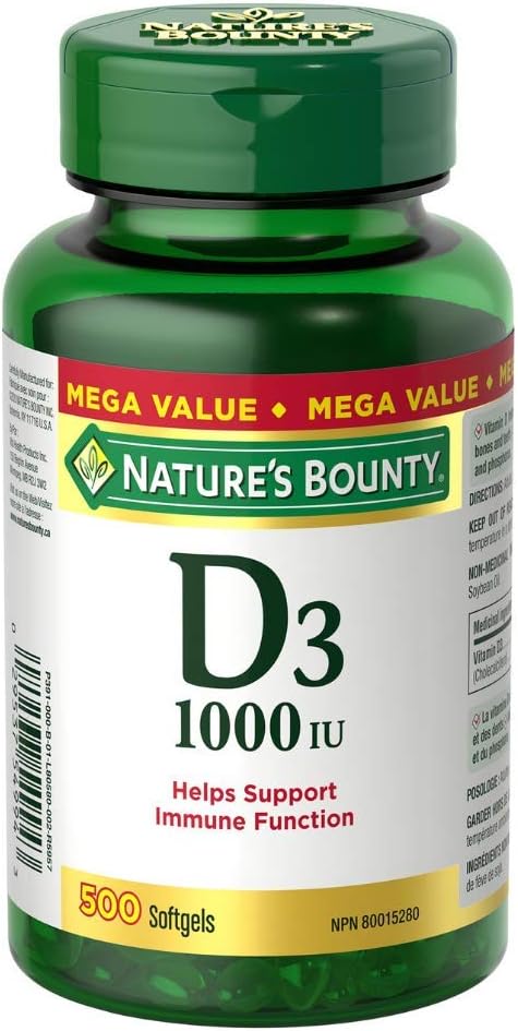 NATURE'S BOUNTY VIT D 1000MG&VIT C 500MG SFTGEL100