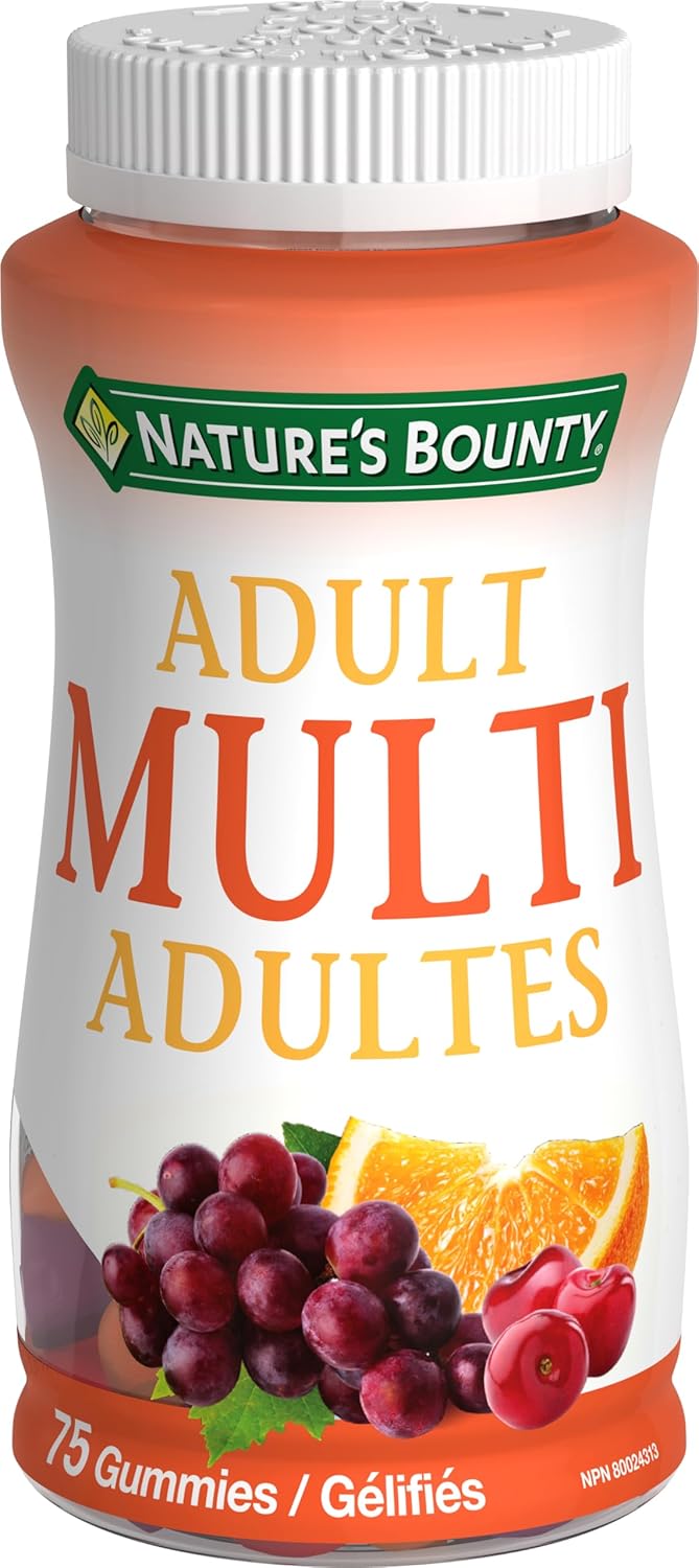 NATURE'S BOUNTY MULTI VITAMINS GUMMIES ADULTE 75