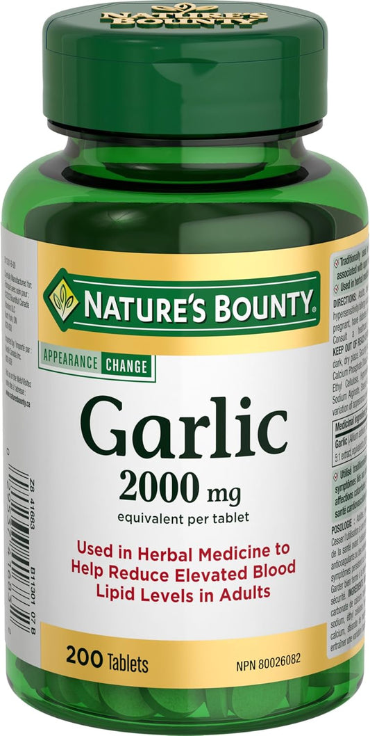 NATURE'S BOUNTY GARLIC ODORLESS 2000MG TB 200