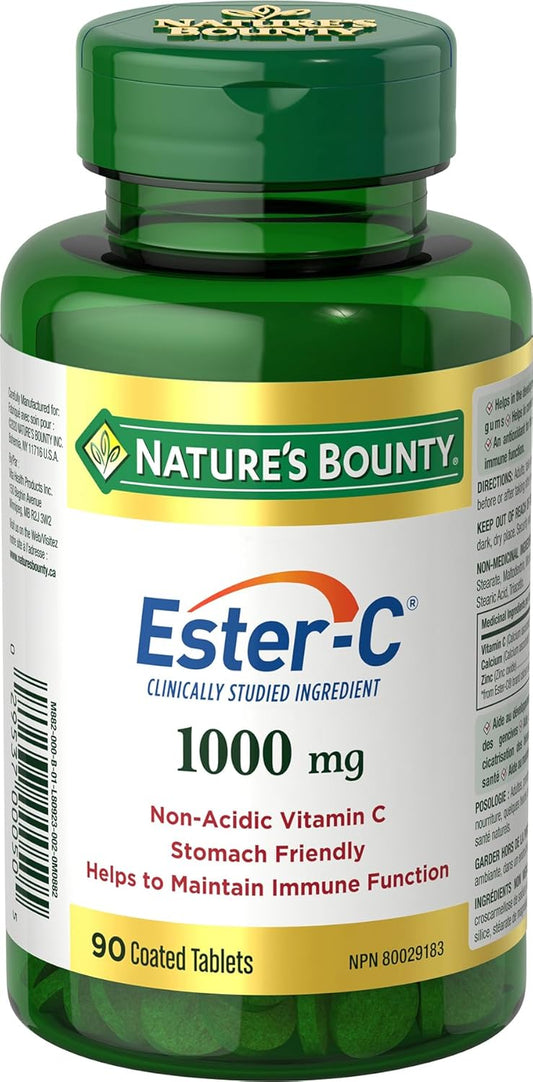 NATURE'S BOUNTY ESTER-C VITAMIN C CAPS 1000MG 90