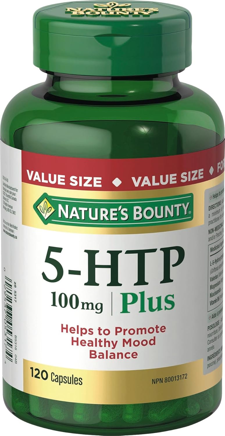 NATURE'S BOUNTY 5-HTP CAPS 100MG 120