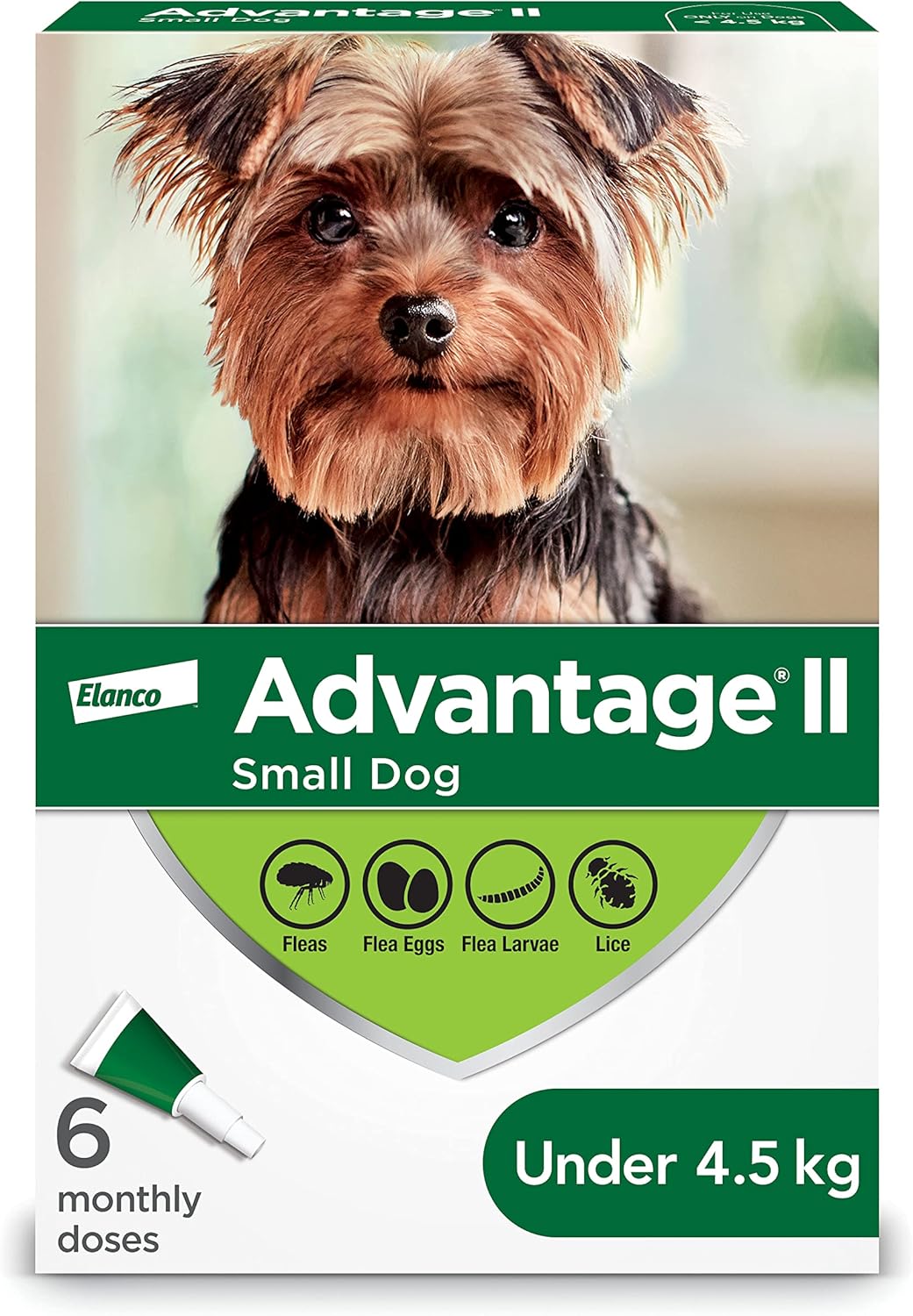 Advantage II Small Dog Once-A-Month Treatment  Under 4.5 kg