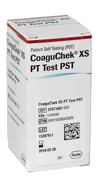 CoaguChek XS PT Test Strips  6pk