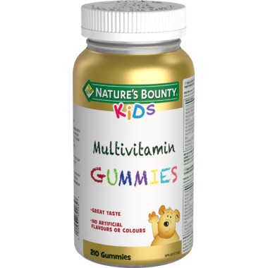 NATURE'S BOUNTY KIDS MULTIVITAMIN GUMMIES 210