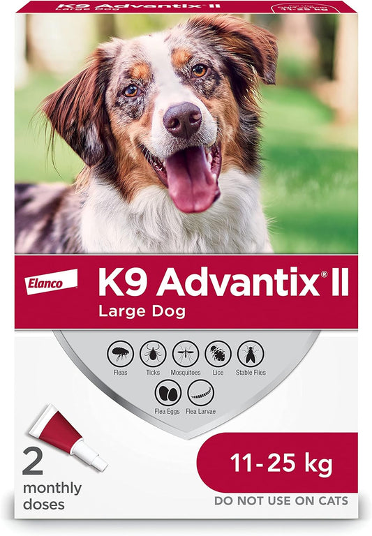 K9 Advantix® II Medium Dog Once-A-Month Topical Flea & Tick Treatment 11-25 kg