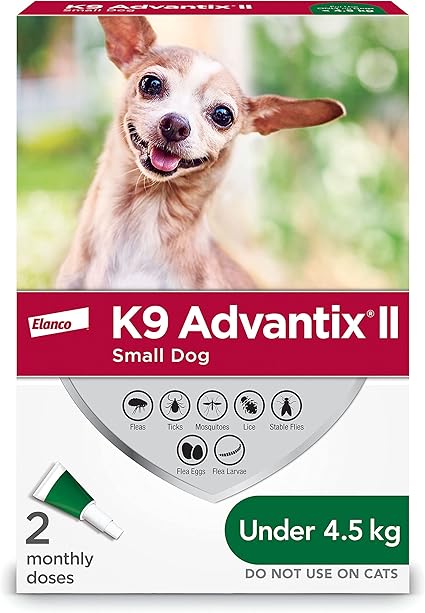 K9 Advantix® II Medium Dog Once-A-Month Topical Flea & Tick Treatment <4.5 kg